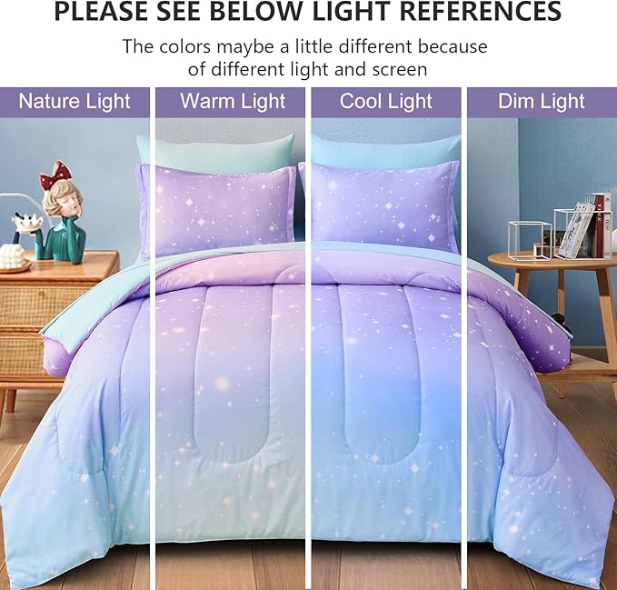 Microfiber Comforter Set - Queen - 7 Piece