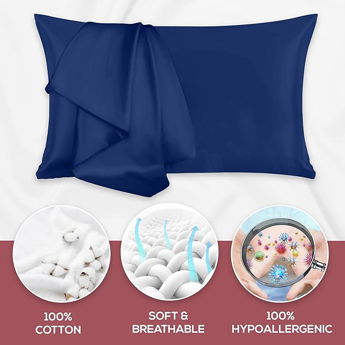 Linen Pillowcase Set - King - 2 Pack - 2 Piece