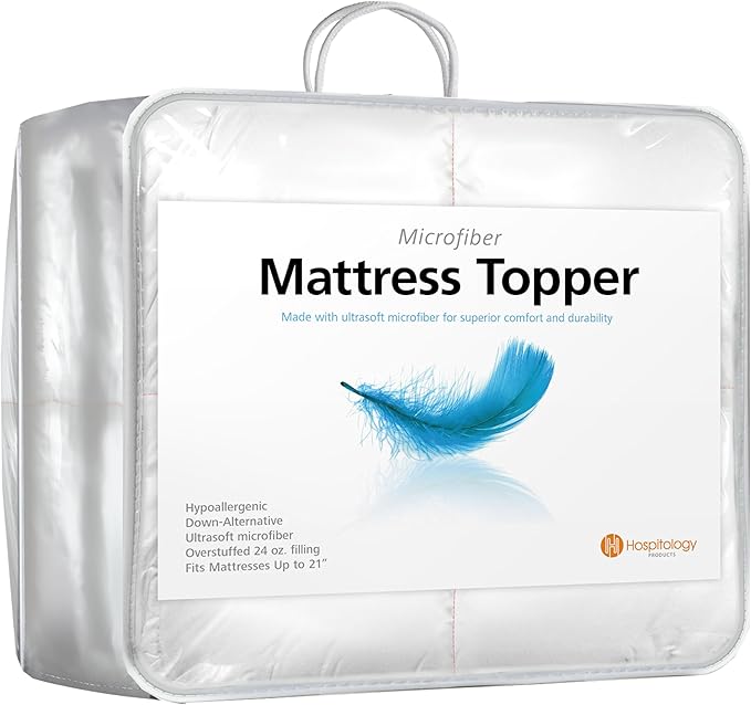 Down Alternative Hypoallergenic Mattress Topper - Full