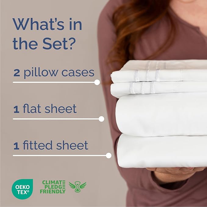 Cooling Bed Sheet Set - King - 4 Piece