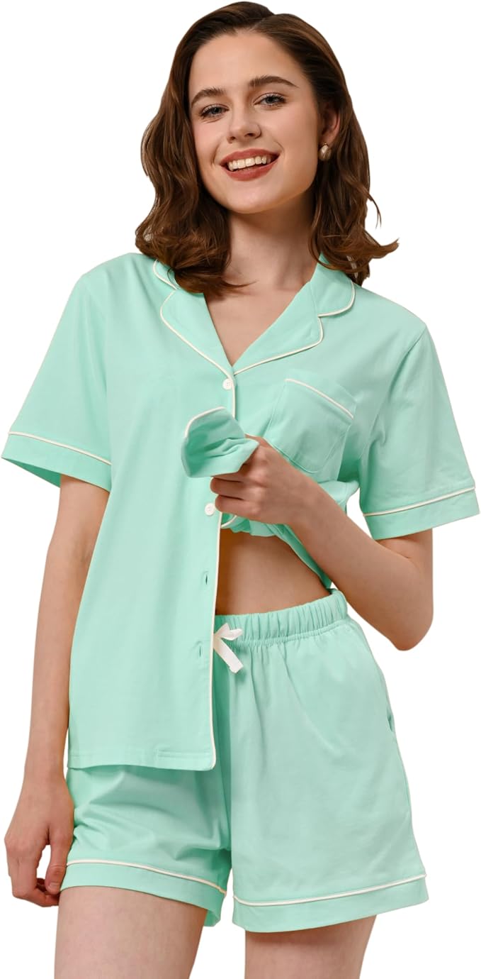 Women's 100% Cotton Pajama Set - 2 Piece