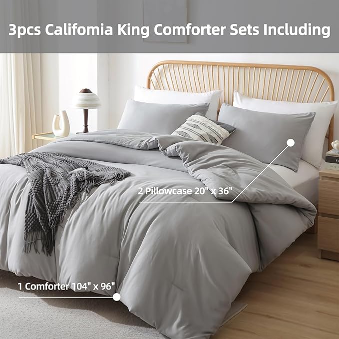 Comforter Set - California King - 3 Piece