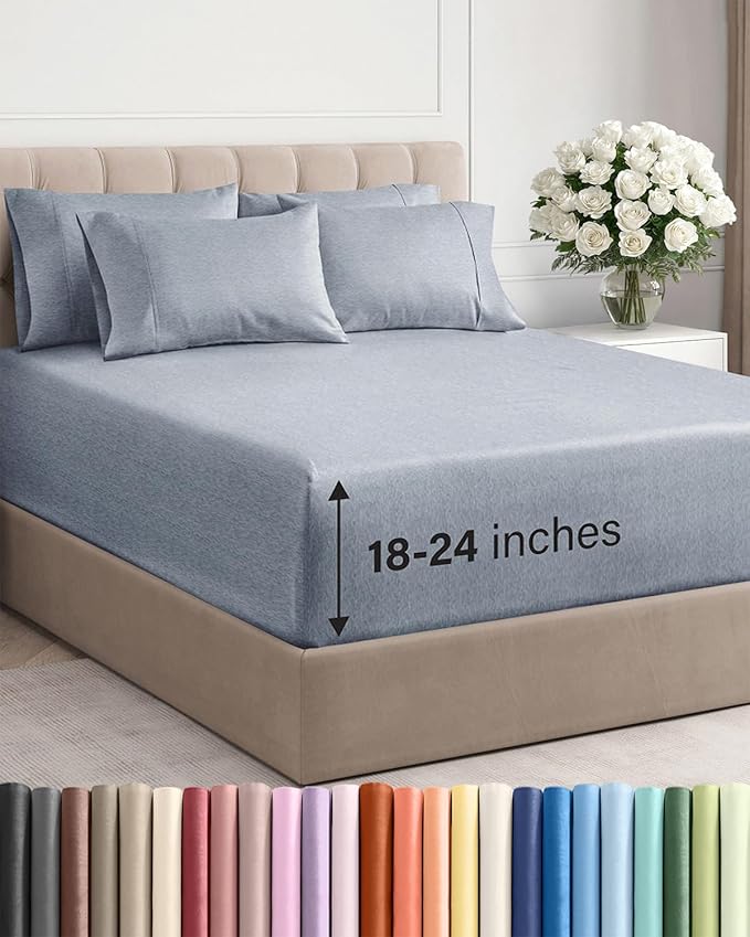 Cooling Bed Sheet Set - King - 6 Piece