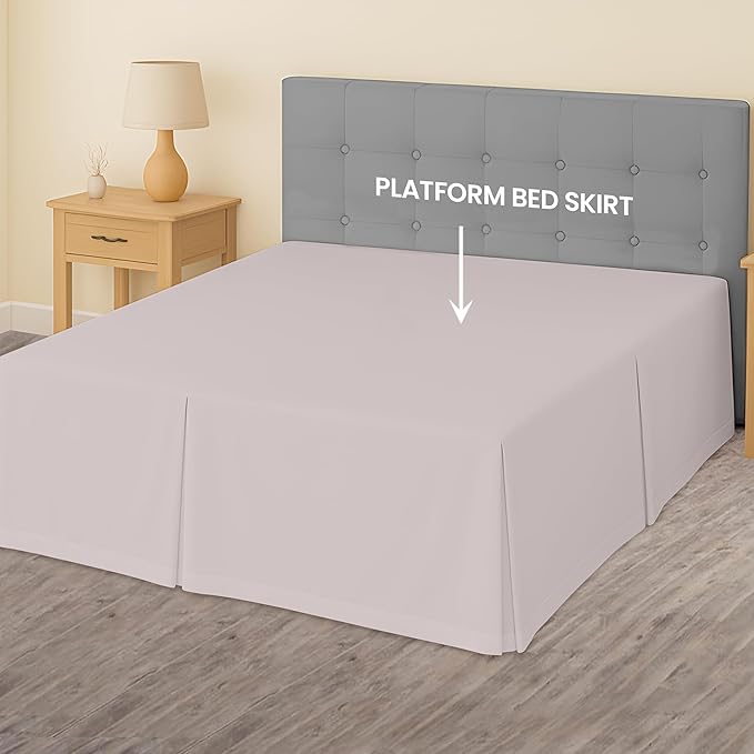 Microfiber Bed Skirt - Twin - 11 in Drop