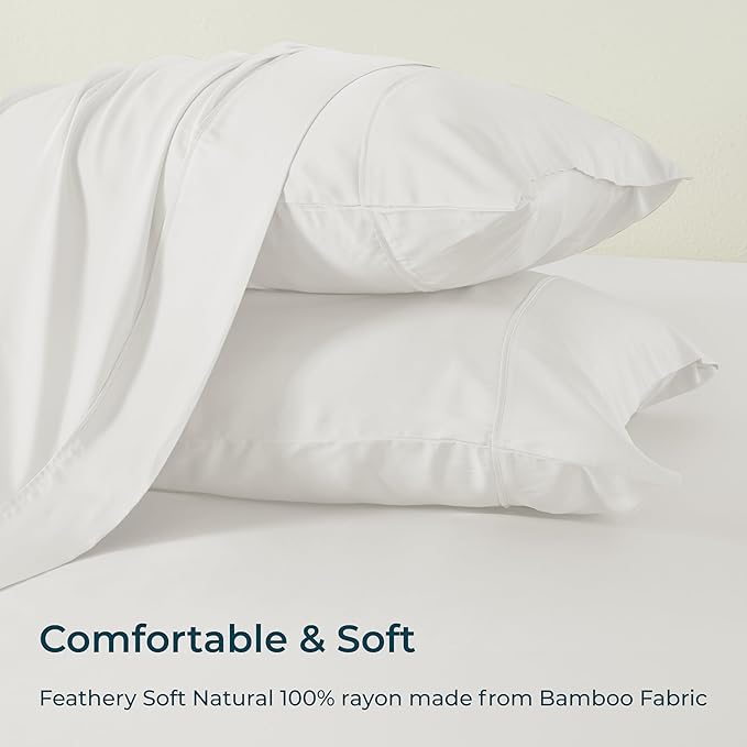 Bamboo Cooling Pillowcase Set - King - 2 Piece