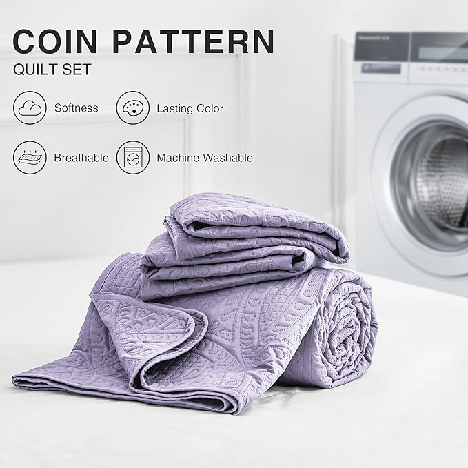 Quilt Set - Full - 3 Piece