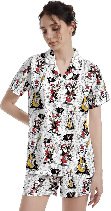 Women's Pajama Set - Short Sleeve - 2 Piece