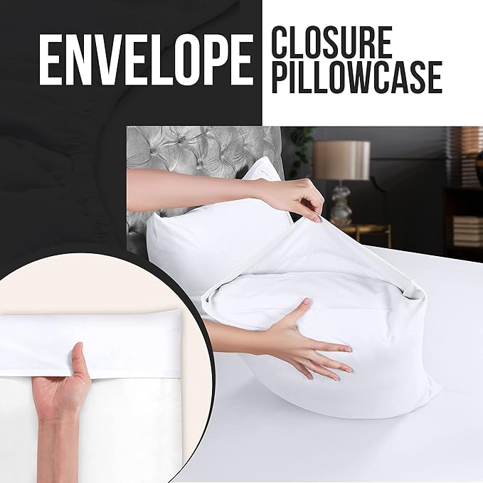 Microfiber Pillowcase - King - 20 x 40 in - 80 Pack