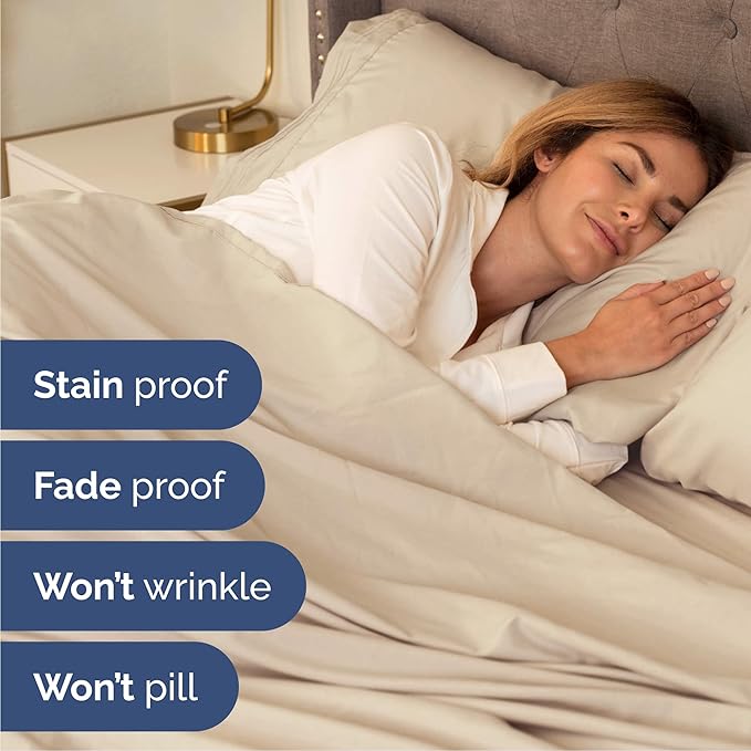 Cooling Bed Sheet Set - King - 4 Piece