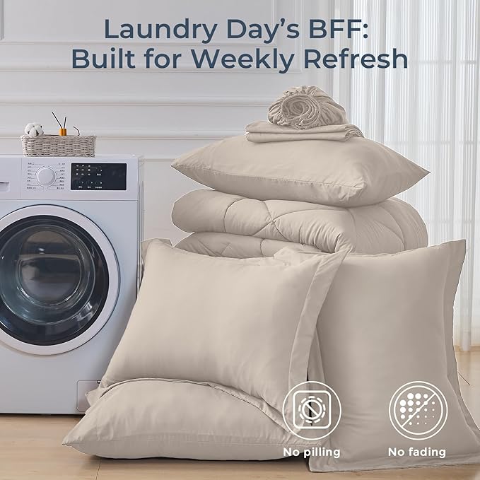 Comforter Set - Queen - 7 Piece