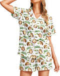 Women's Pajama Set - Short Sleeve - 2 Piece