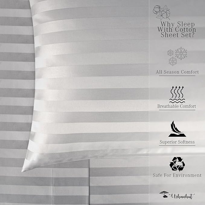 Bed Sheet Set - Full - 16 in Deep Pocket - 4 Piece