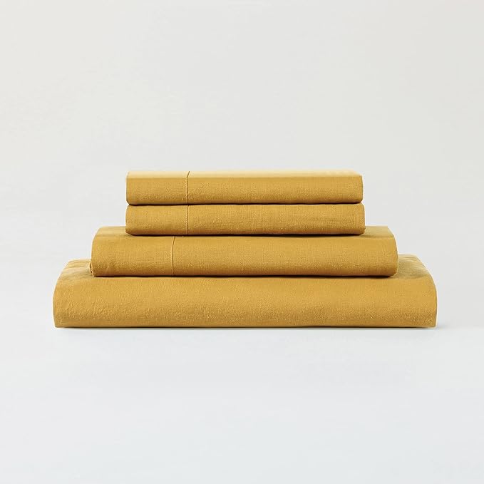 Linen Cooling Bed Sheet Set - Full - 4 Piece