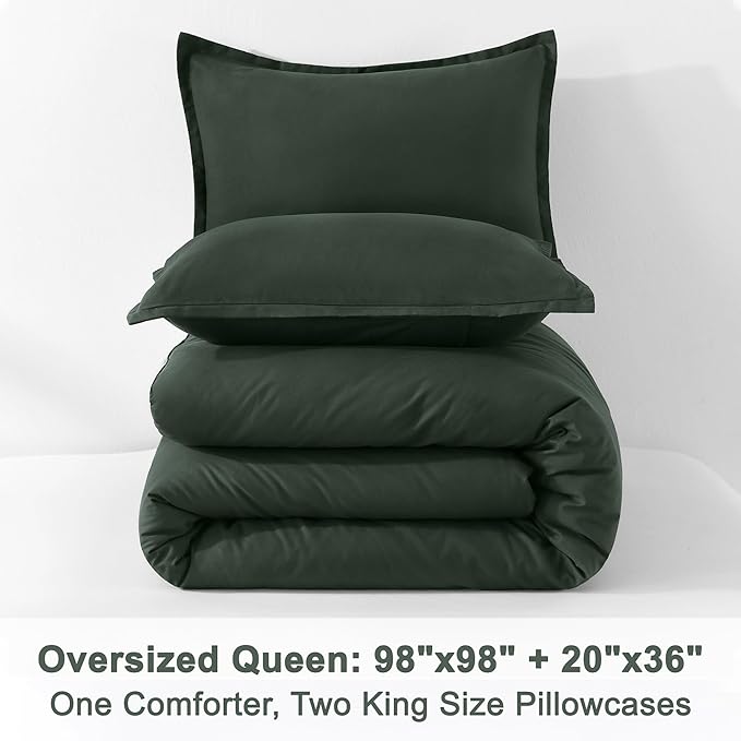 Comforter Set - Queen - 98 x 98 in - 3 Piece