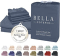 Bamboo Cooling Bed Sheet Set - Split King - 7 Piece