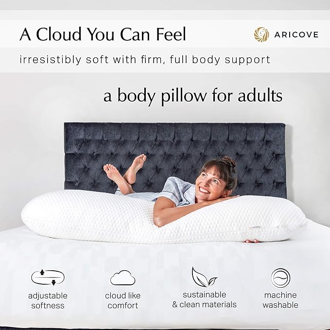 Microfiber Body Pillow - Full - 20 x 54 in