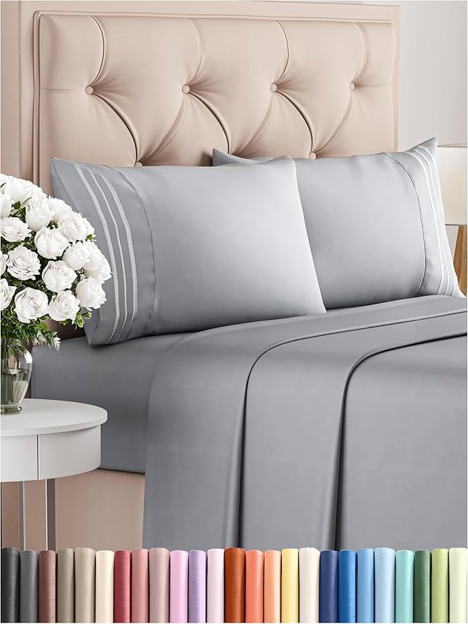 Cooling Bed Sheet Set - King - 4 Piece