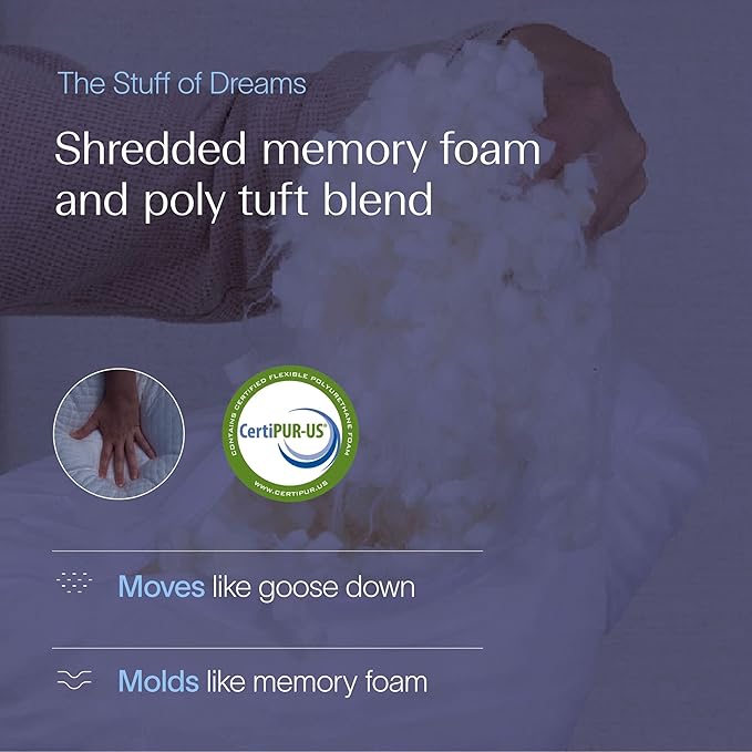 Memory Foam Bed Pillow - King