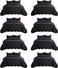 Microfiber Quilt Set - King - 8 Pack