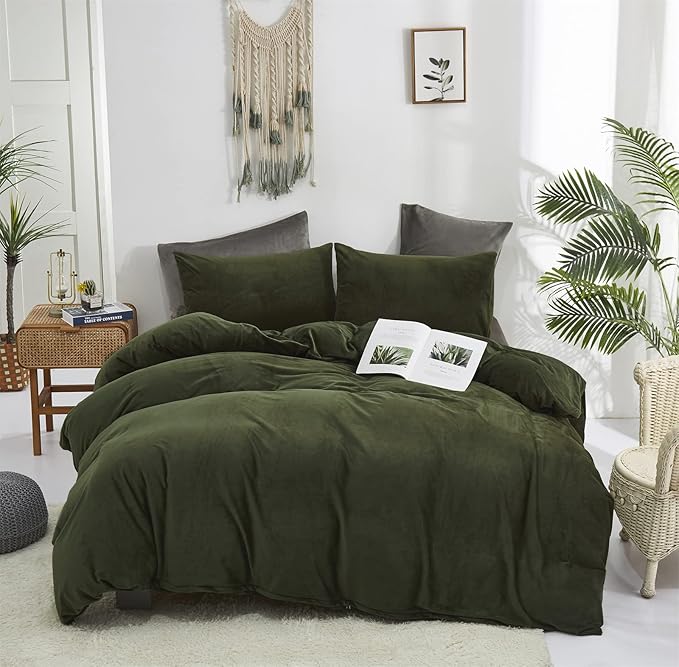 Velvet Comforter Set - King - 3 Piece
