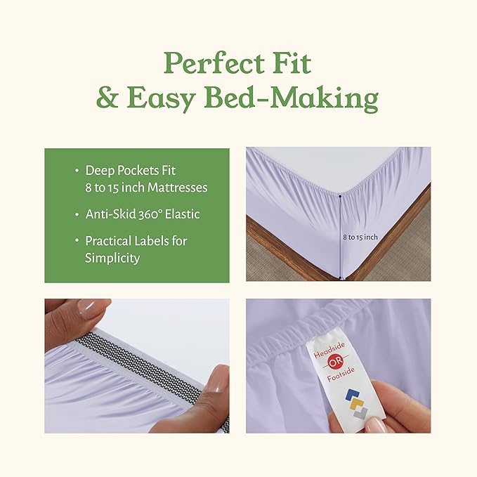Bed Sheet Set - California King - 4 Piece