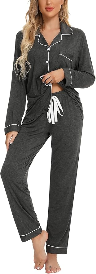 Women's Pajama Set - Long Sleeve - 2 Piece