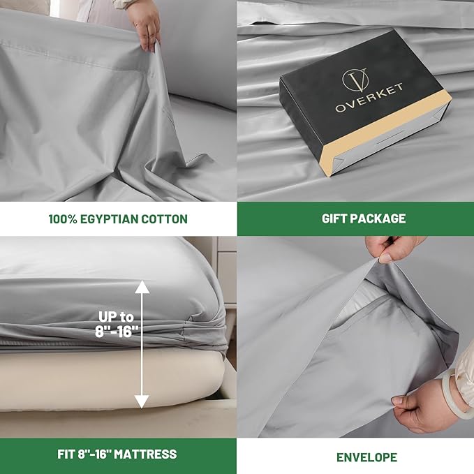 Bed Sheet Set - Queen - 4 Piece