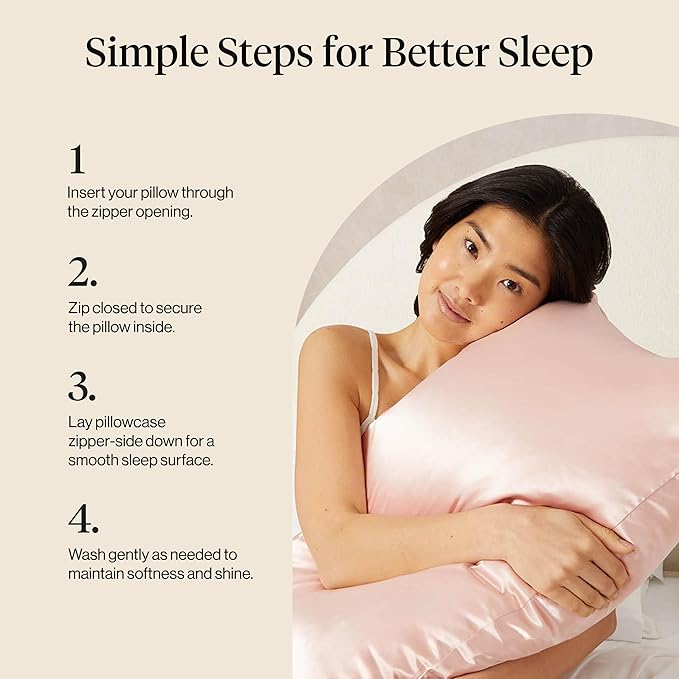 Satin Cooling Pillowcase - Queen