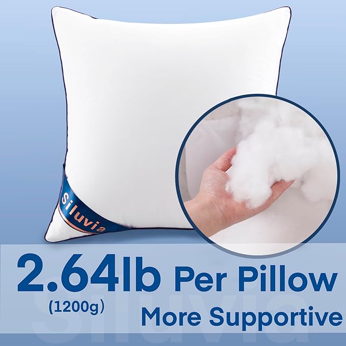 100% Cotton Pillow Insert - 2 Piece