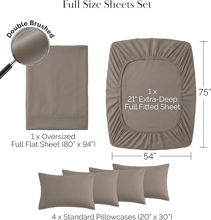 Bed Sheet Set - Queen - 4 Piece