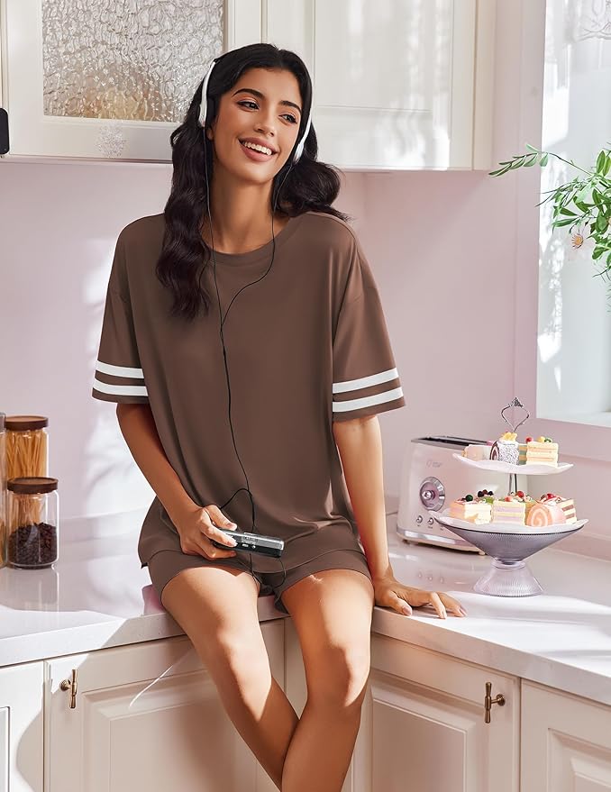 Shorts Pajama Set - Short Sleeve - 2 Piece