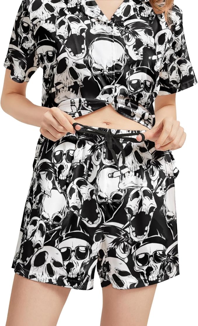Women's Pajama Set - Short Sleeve - 2 Piece