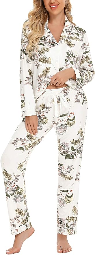 Women's Pajama Set - Long Sleeve - 2 Piece