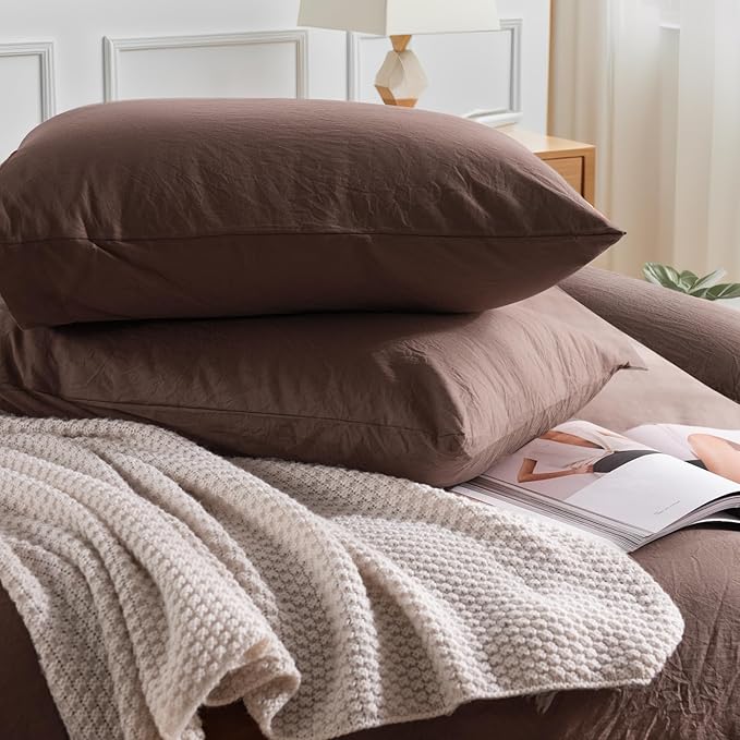 Linen Duvet Cover Set - King - 3 Piece