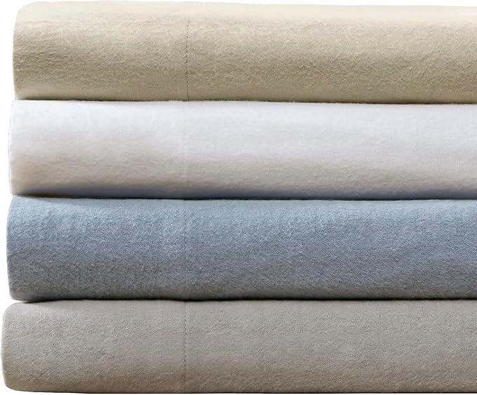 Flannel Bed Sheet Set - King - 4 Piece