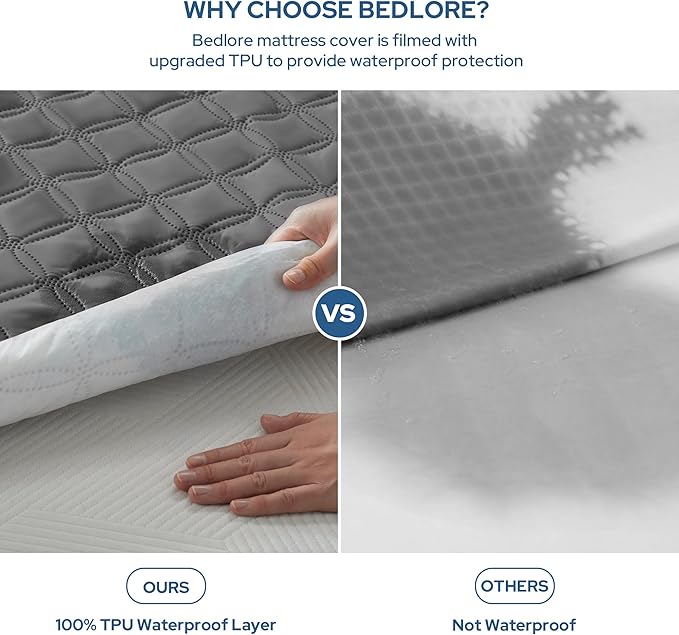 Waterproof Mattress Protector - Twin XL - 2 Pack