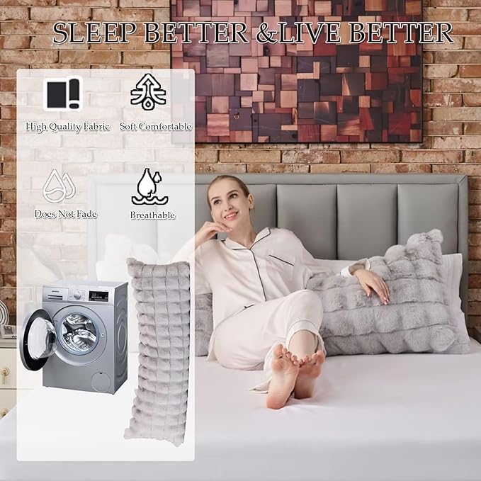 Memory Foam Orthopedic Body Pillow - Full - 20 x 54 in