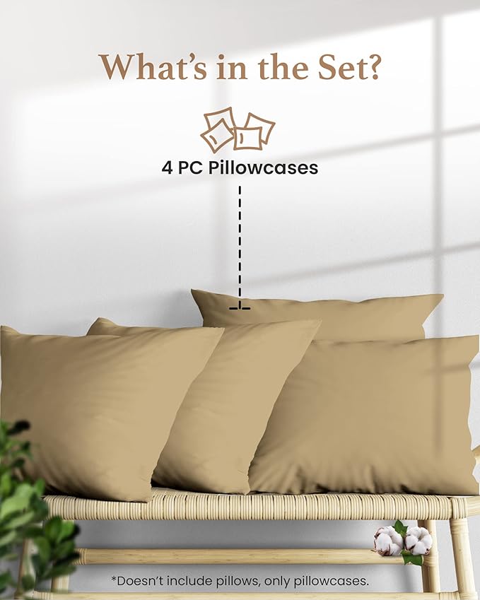 Pillowcase Set - Standard - 4 Piece