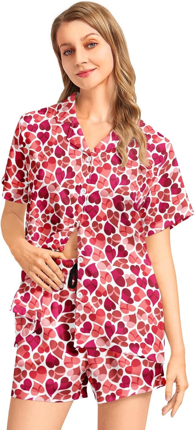 Women's Pajama Set - Short Sleeve - 2 Piece