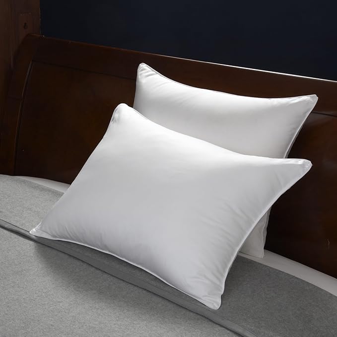 100% Cotton Hypoallergenic Bed Pillow - Queen
