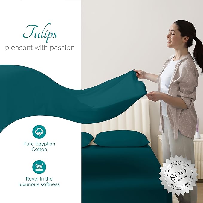Linen Cooling Bed Sheet Set - Full - 16 in Deep Pocket - 4 Piece