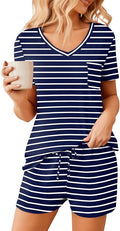 Women's Pajama Set - Short Sleeve - 2 Piece