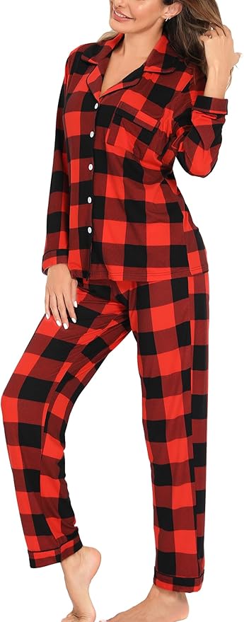 Women's Pants Pajama Set - Long Sleeve - 2 Piece