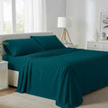 Linen Cooling Bed Sheet Set - King - 16 in Deep Pocket - 4 Piece