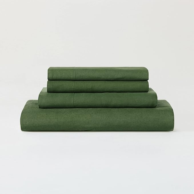 Linen Cooling Bed Sheet Set - King