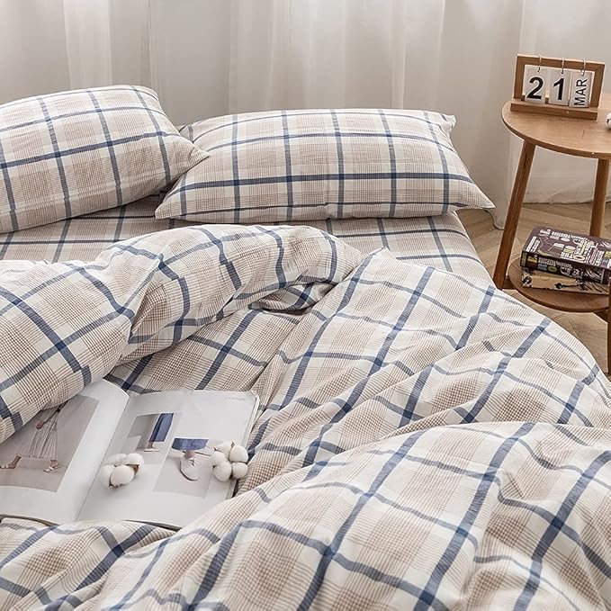 Linen Duvet Cover Set - Twin