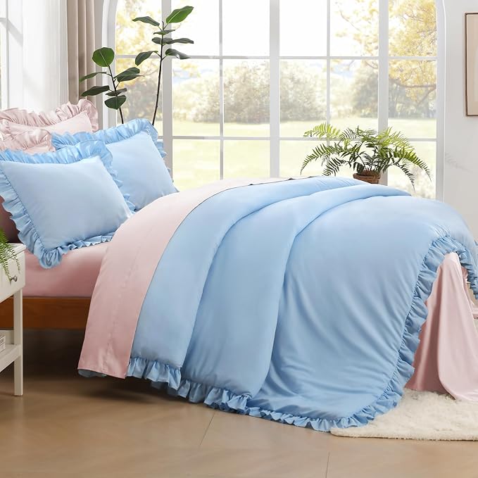 Microfiber Comforter Set - Queen - 90 x 90 in - 3 Piece