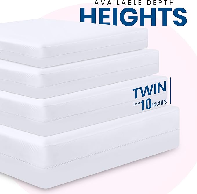 Waterproof Mattress Protector - Twin
