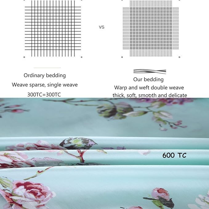 100% Cotton Bed Sheet Set - King - 4 Piece