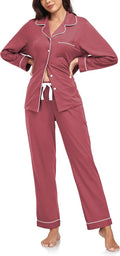 Women's 100% Cotton Pajama Set - Long Sleeve - 2 Piece